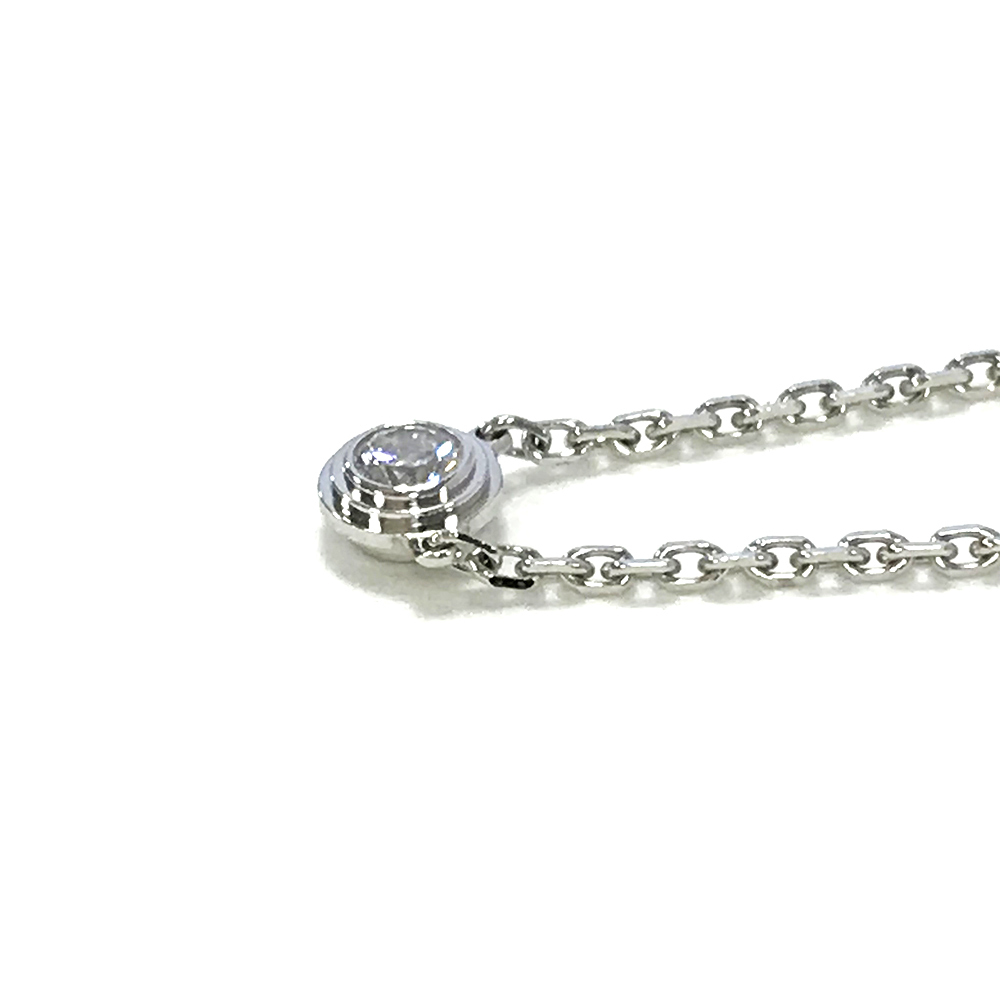 Cartier Diamant Legend Necklace Diamond K18wg White Gold Silver